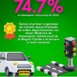 Instituto Departamental de Tránsito del Cesar, el primero de la región caribe y tercero a nivel nacional de los organismos de tránsito con mejor desempeño institucional.